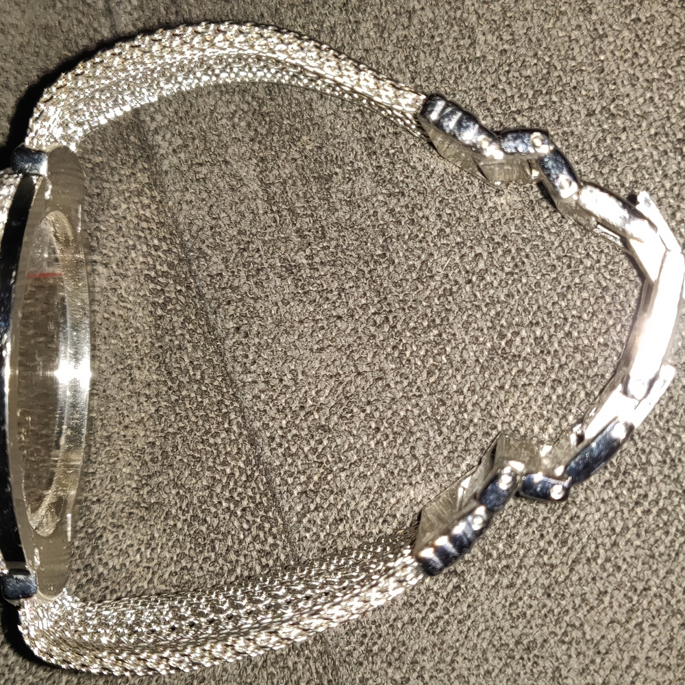 Women's Silvertone Crystal Watch - Picture 5 of 9